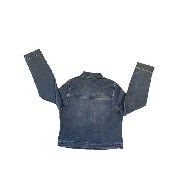 The Children's Place Girl  Basic Denim Jacket Azure Blue Child's Size XXL/16 NWT - Picture 4 of 6